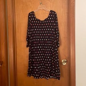 Forever 21 Plus Size Heart Mini Skater Dress